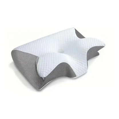 Ergonomic Memory Foam Cervical Pillow (2-in-1 Neck Support)
